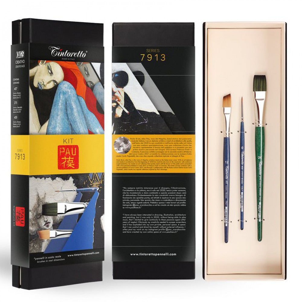 Estojo Pincel Tintoretto Paolo Bruni